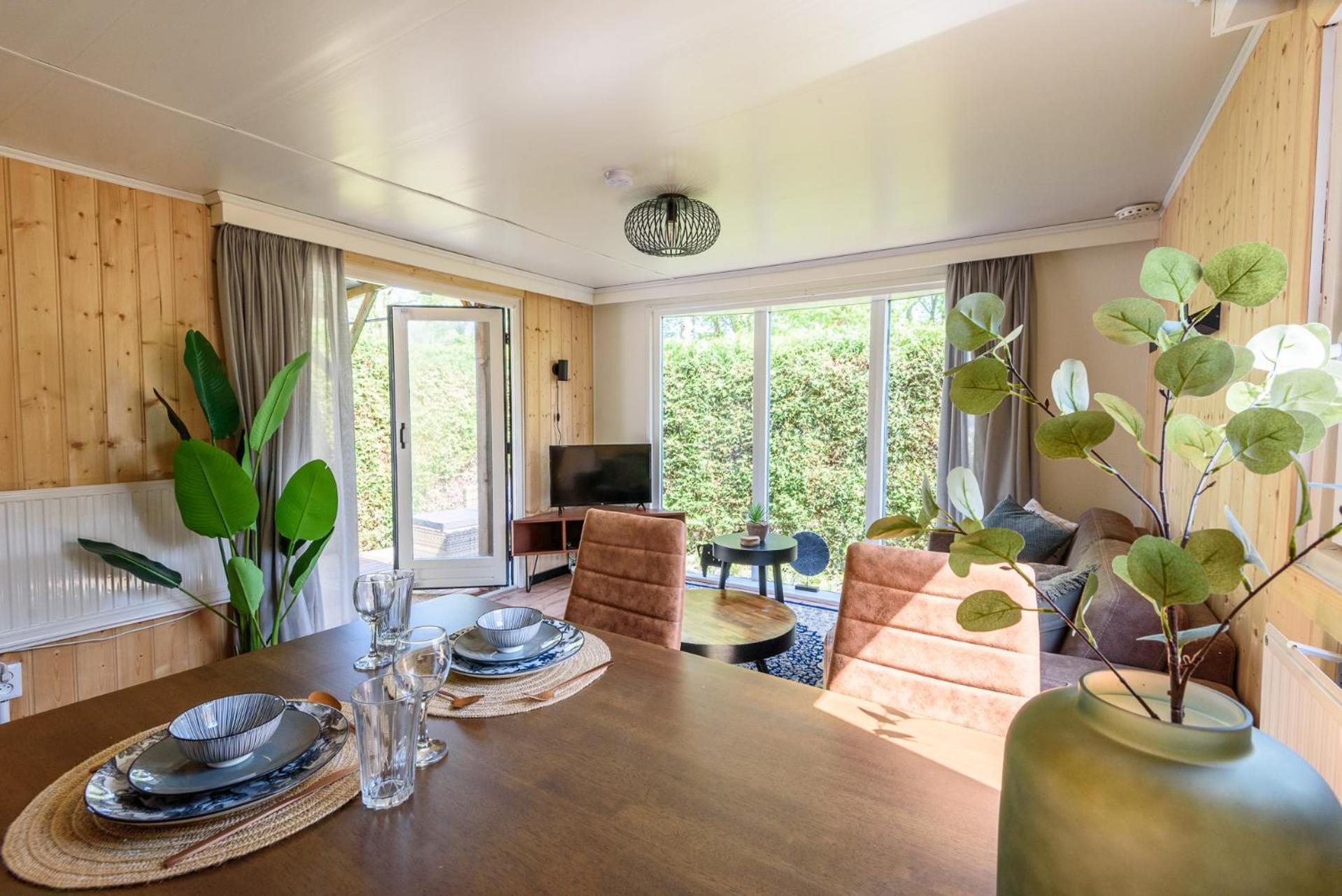 Chalet Op Rustig Park Op De Veluwe プッテン エクステリア 写真